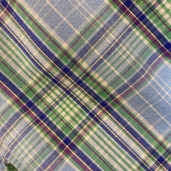 Vineyard Vines Slim Fit Tucker Shirt Mens Medium Light Blue Plaid Shep & Ian - Picture 5 of 12